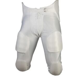 Cramer Dazeel Game Pants Youth 2XL White 100% Polyester High-Rise 7 Pad New